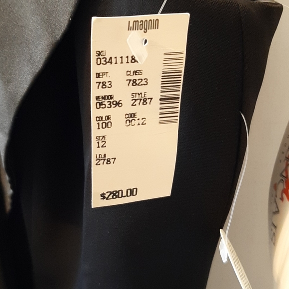 Stunning Plunging Backless Black Halter Gown - Picture 5 of 16